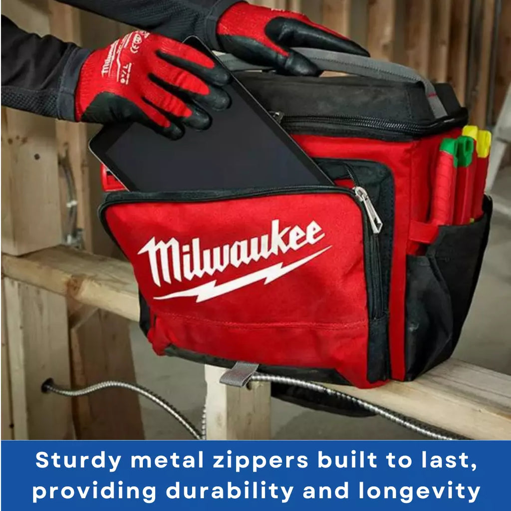 Milwaukee Jobsite Cooler Bag | Insulated Work Site Lunch Ice Food Drinks Storage