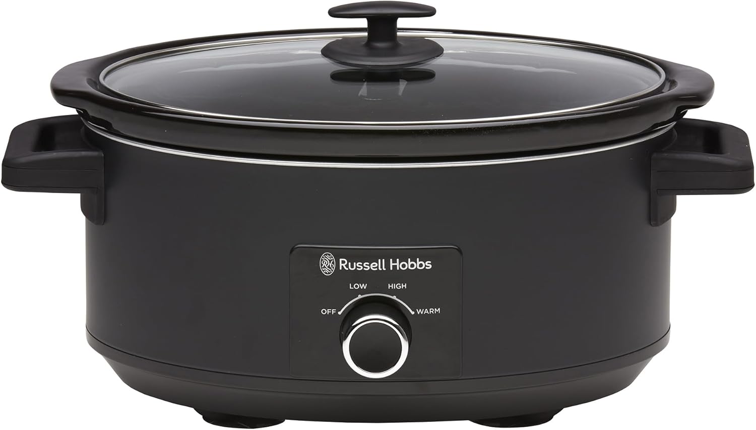 Russell Hobbs 7L Slow Cooker | Curry Stew Family Meal Maker 3 Heat w/ Removable Ceramic Pot