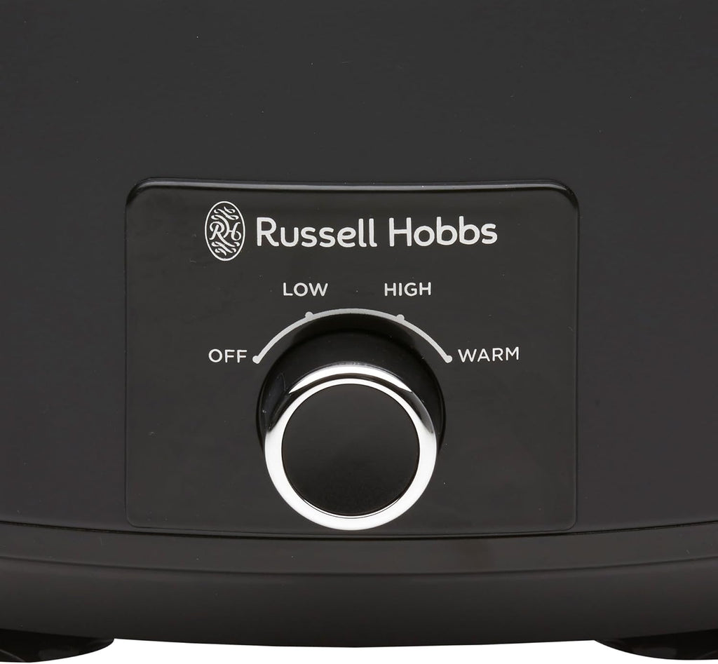 Russell Hobbs 7L Slow Cooker | Curry Stew Family Meal Maker 3 Heat w/ Removable Ceramic Pot
