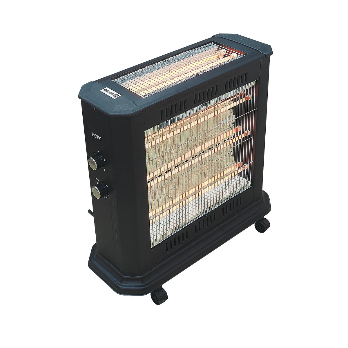 Portable Electric Heater 2700W Quartz Radiant Bedroom Heater - Large 100m³ Heating Adjustable Thermostat  - Winter Lounge Room Heater