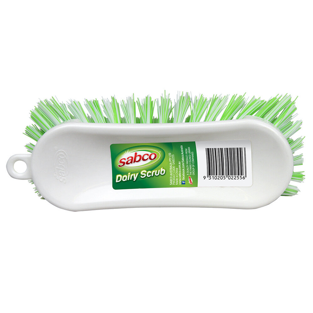 3x Sabco Dish Scrubber Cleaner Washing Brush Tough Bristles, Heavy Duty Food Handling