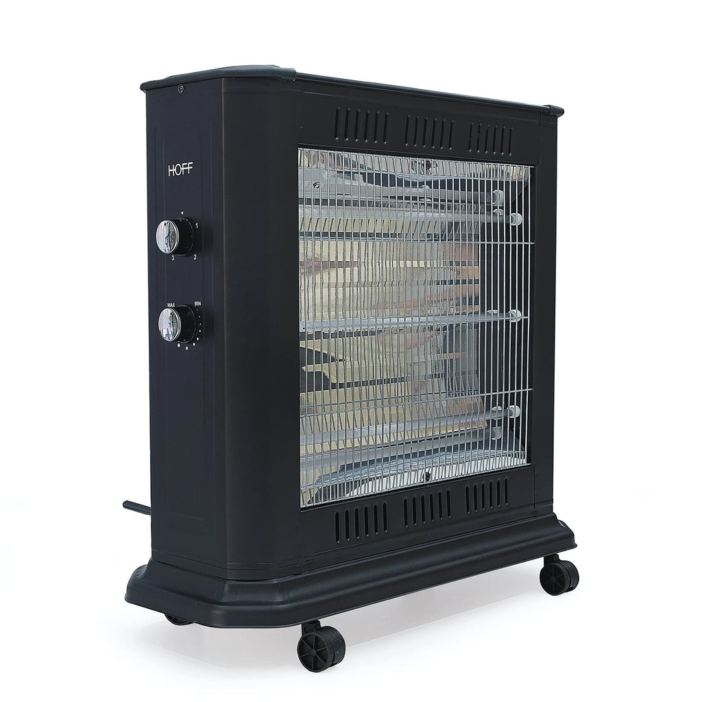 Portable Electric Heater 2700W Quartz Radiant Bedroom Heater - Large 100m³ Heating Adjustable Thermostat  - Winter Lounge Room Heater