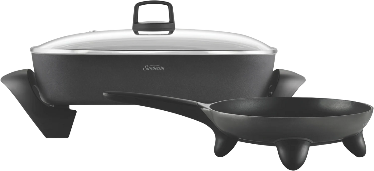 Sunbeam Family Banquet Frypan Electric Cooker Frying Pan & Skillet Set Cookware