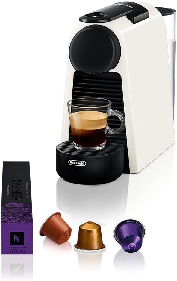 Nespresso De'Longhi Automatic Coffee Maker 1150W | Single-Serve Capsule Espresso Machine | Compact Design | 19 Bar Pressure