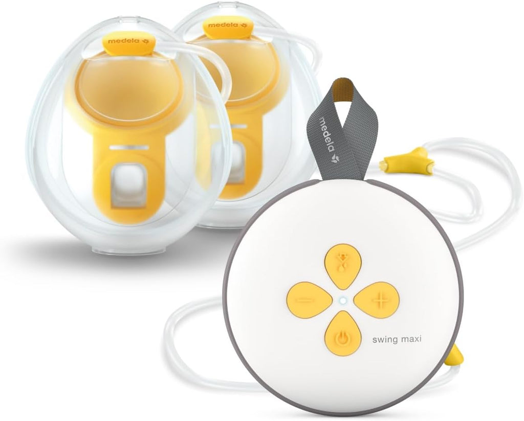 Medela Swing Maxi Hands-Free Double Electric Breast Pump | Easy and Intuitive Design for On-the-Go | Compatible with Medela Family App