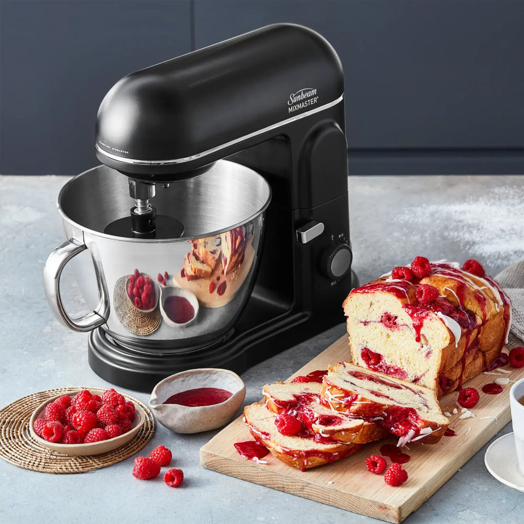 Sunbeam Stand Mixer | Kitchen Cake Batter Dough Mixer Mixing Machine | Spatula Beater and Dough Hook