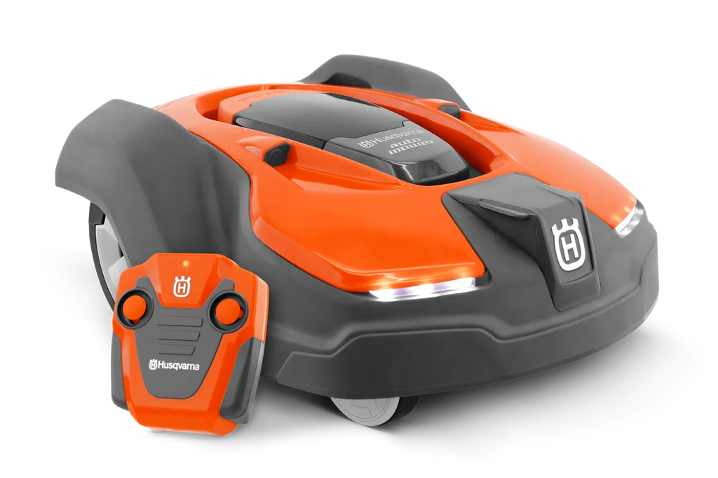 Husqvarna Toy Auto-Mower | Pretend Toy Robovac Kids Childrens Indoor Mowing Toy w/ Remote | Pretend Grass Cutter Toy