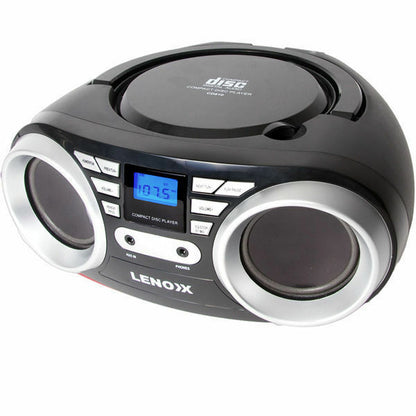 Portable CD Player with FM Radio | Carry Handle | AUX Input| Music Player