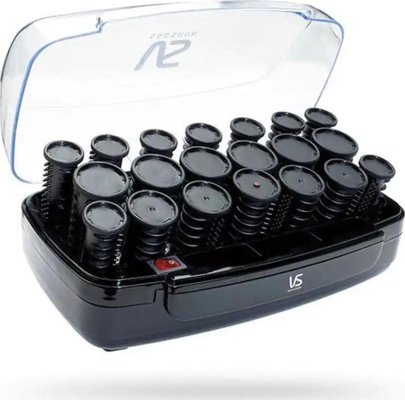 VS Sassoon Women's Hair Curler | Heated Salon Rollers | Women's Hot Hair Curlers Rolls Styler