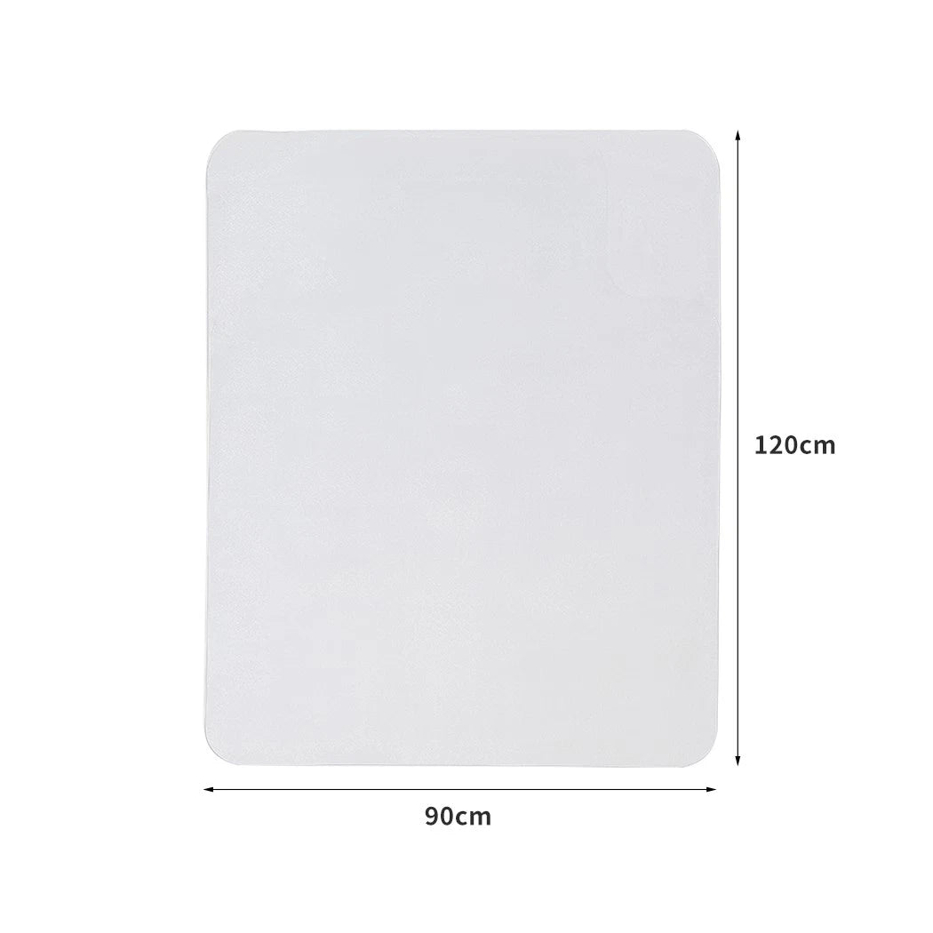 Floor Chair Mat Protection – PVC Chair Mat for Carpet Home Office Rolling Chair 120cm x 90cm