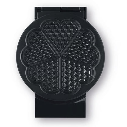 Breville Waffle Maker | Stainless Steel Heart-Shaped Scandi Waffle Machine | Breakfast Cooker Crisp Control Light Fluffy