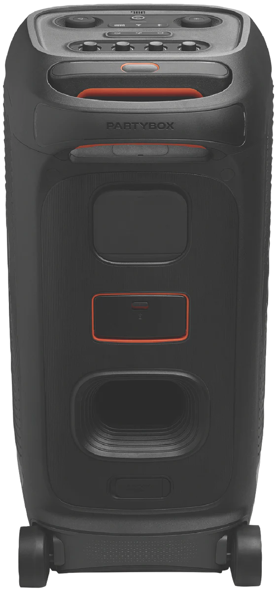 JBL Bluetooth Partybox Microphone Guitar Input Lights Strobe Effect 18hr Battery