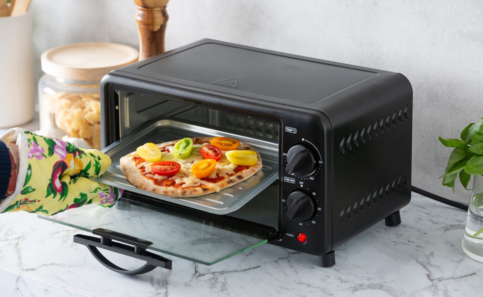 10L Electric Convection Oven | Benchtop Grill Baker Cooker Air Fryer Griller Baking Grilling Machine