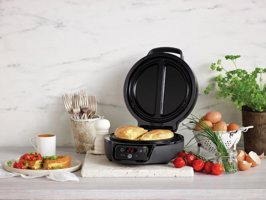 Breville Omelette Quiche Mini Cake Machine, Electric Non-Stick Egg Cooker Maker