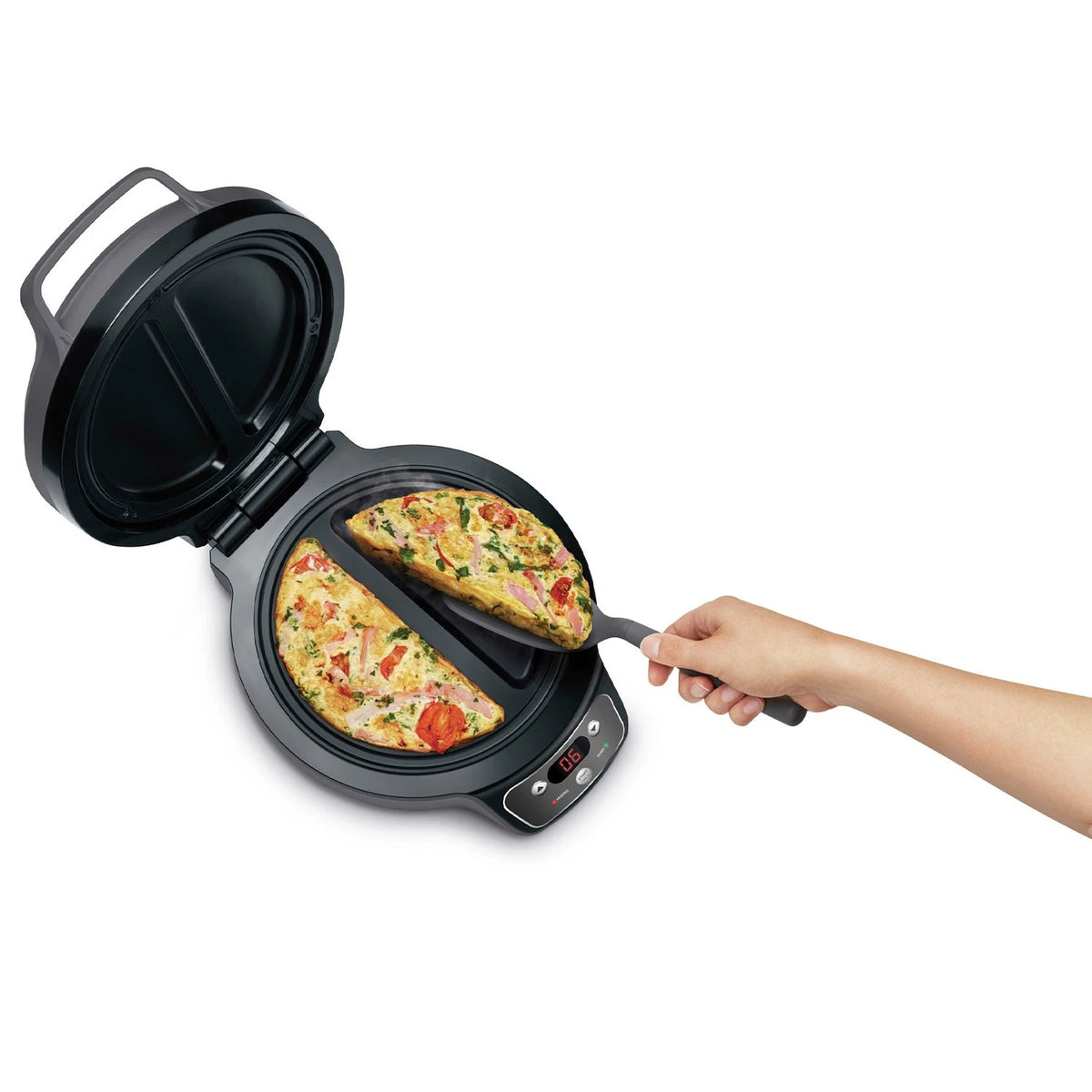Breville Omelette Quiche Mini Cake Machine, Electric Non-Stick Egg Cooker Maker