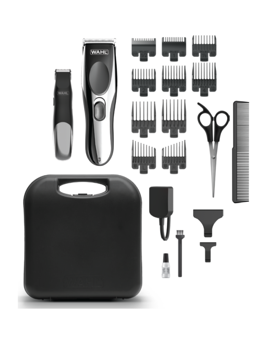 Wahl Cordless Groom Pro Hair Clipper Combo Powerful Haircutting Set