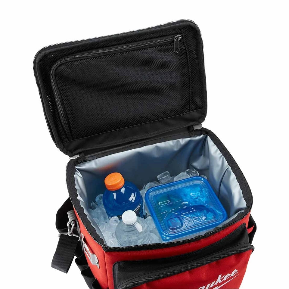 Milwaukee Jobsite Cooler Bag Leak-Proof Portable Insulated Work Site Lunch Ice Food Drinks Storage Chiller Bag