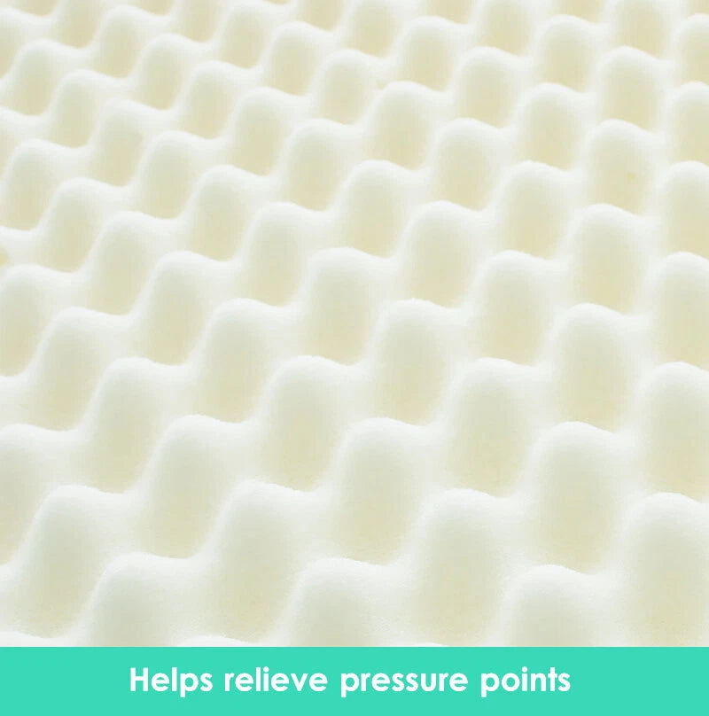 Queen Sized Premium Egg Crate 5cm Underlay Mattress Topper Protector Matress Protector