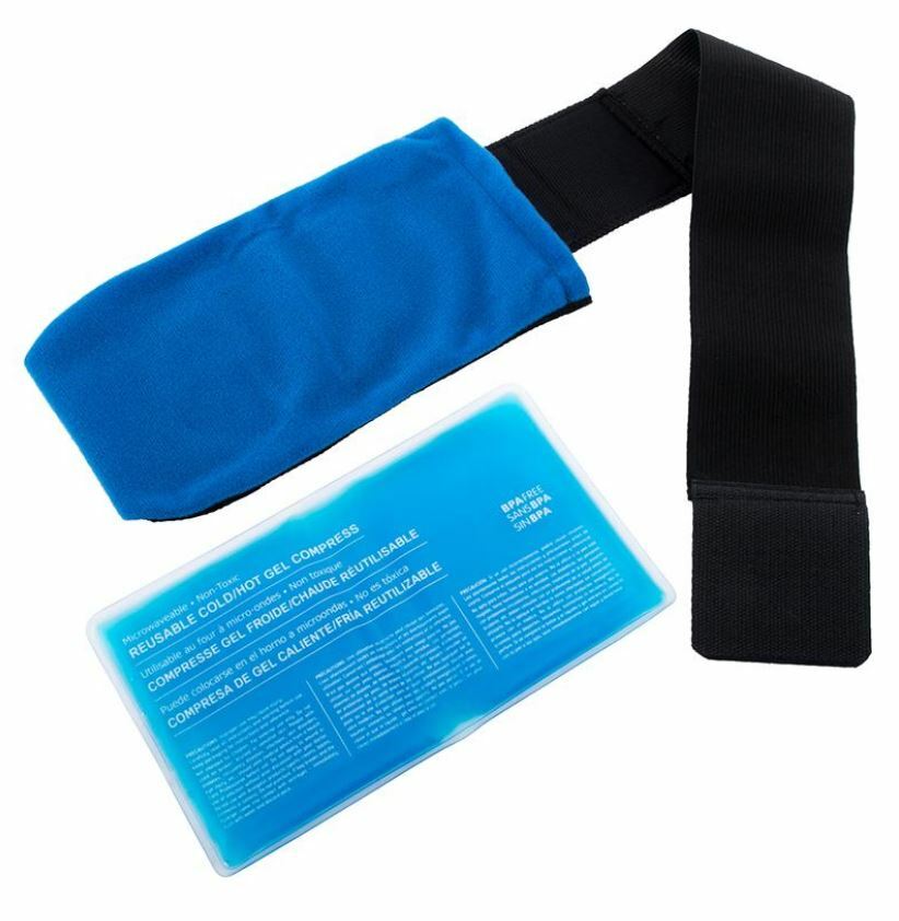 Microwaveable Hot Cold Cool Gel Wrap, Cooling Gel Wrap or Reuseable Hot Heat Therapy, Pain Relief Management,