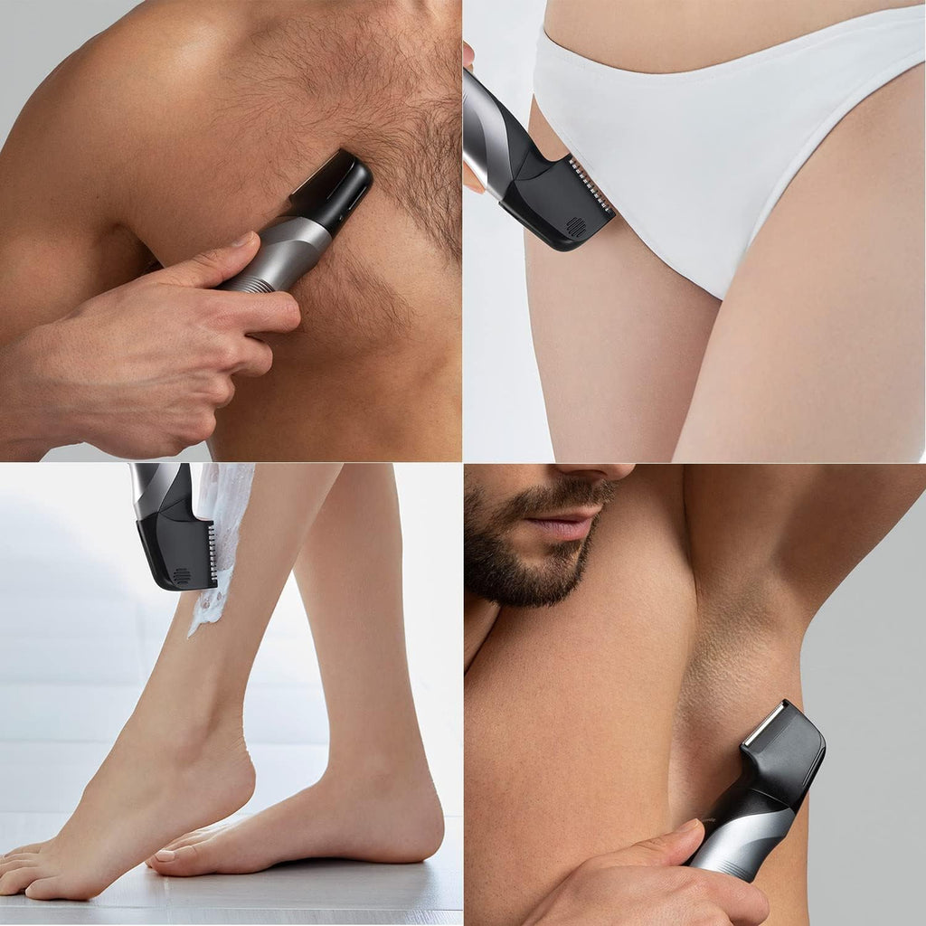 Panasonic Wet/Dry Cordless Body Groomer/Hair Trimmer, Close Shaver Sensitive Area Hair Remover Tool