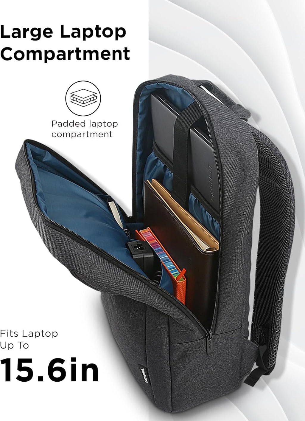 Lenovo 15.6" inch Laptop Bag Backpack School Travel Computer Backpack Waterproof