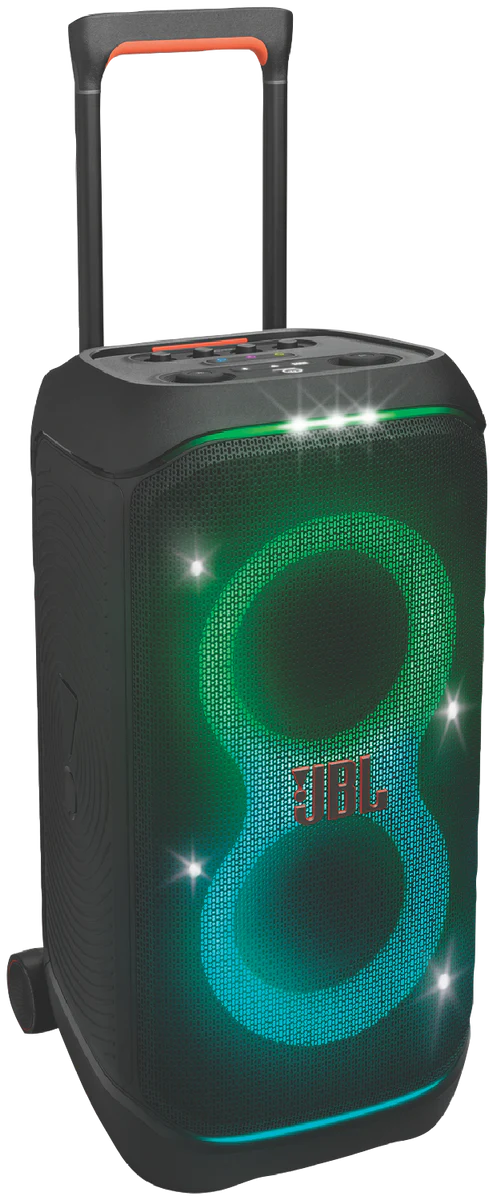 JBL Bluetooth Partybox Microphone Guitar Input Lights Strobe Effect 18hr Battery