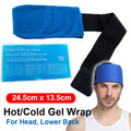 Microwaveable Hot Cold Cool Gel Wrap, Cooling Gel Wrap or Reuseable Hot Heat Therapy, Pain Relief Management,