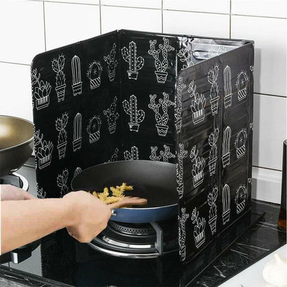 Kitchen Cooking Splash Guard | Frying Pasta Sauce Curry Anti Splatter Screen Shield | Oil Grease Splatter