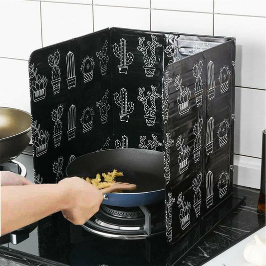 Kitchen Cooking Splash Guard | Frying Pasta Sauce Curry Anti Splatter Screen Shield | Oil Grease Splatter