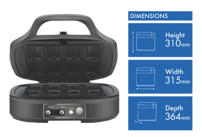 Breville Pie Maker Sausage Roll Machine | Electric Quiche Pastry Cooker | 2000W Stainless Steel Kitchen Appliance