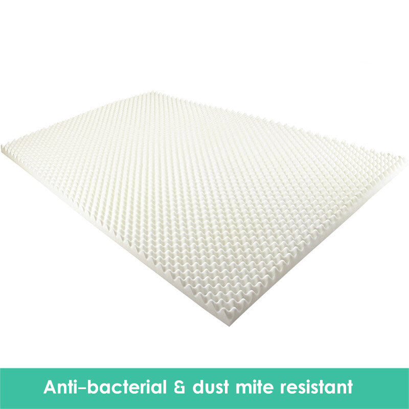 King Sized Premium Egg Crate Topper 5cm Underlay Mattress Topper Protector Matress Topper