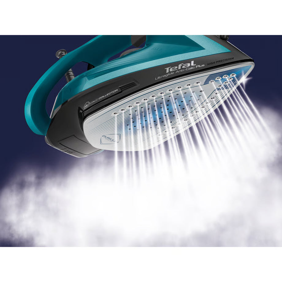 Tefal Steam Iron Anti-Calc 2400W Fast Heat-Up Garment Ironing Clothing Pant Dress Clothes Dressing Schoolwear