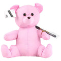 Personalised Pink Signature Stuffed Bear w/ Marker Birthday Graduation Plush Toy Teddy Bear Cubbie