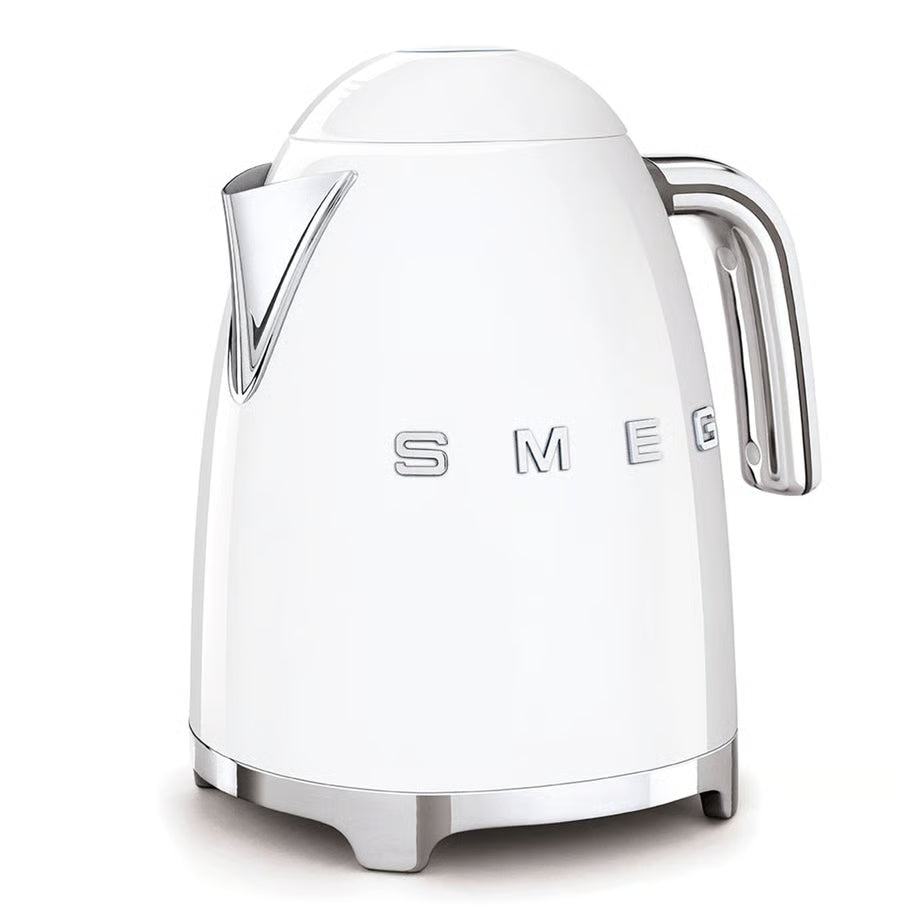 SMEG Cordless Electric Kettle, Retro White Water Boiler Hot Water Jug - Home Kitchen Appliances