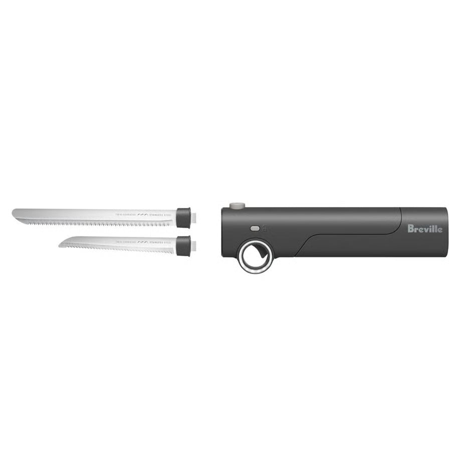 Breville Cordless Knife, Rechargeable Carving Meat Cheese Bread Slicer, Slice and Carve Knife Appliance