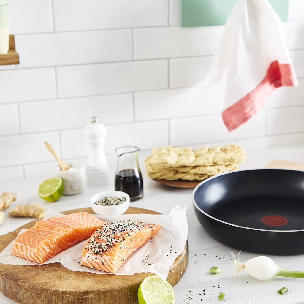 Tefal 28cm Wok Non-Stick Induction Cooking Pan Saute Stir-Fry Saute Frying Pan Sauting
