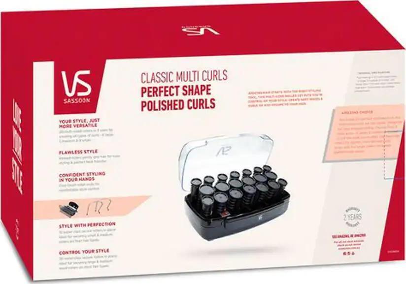 VS Sassoon Women's Hair Curler | Heated Salon Rollers | Women's Hot Hair Curlers Rolls Styler
