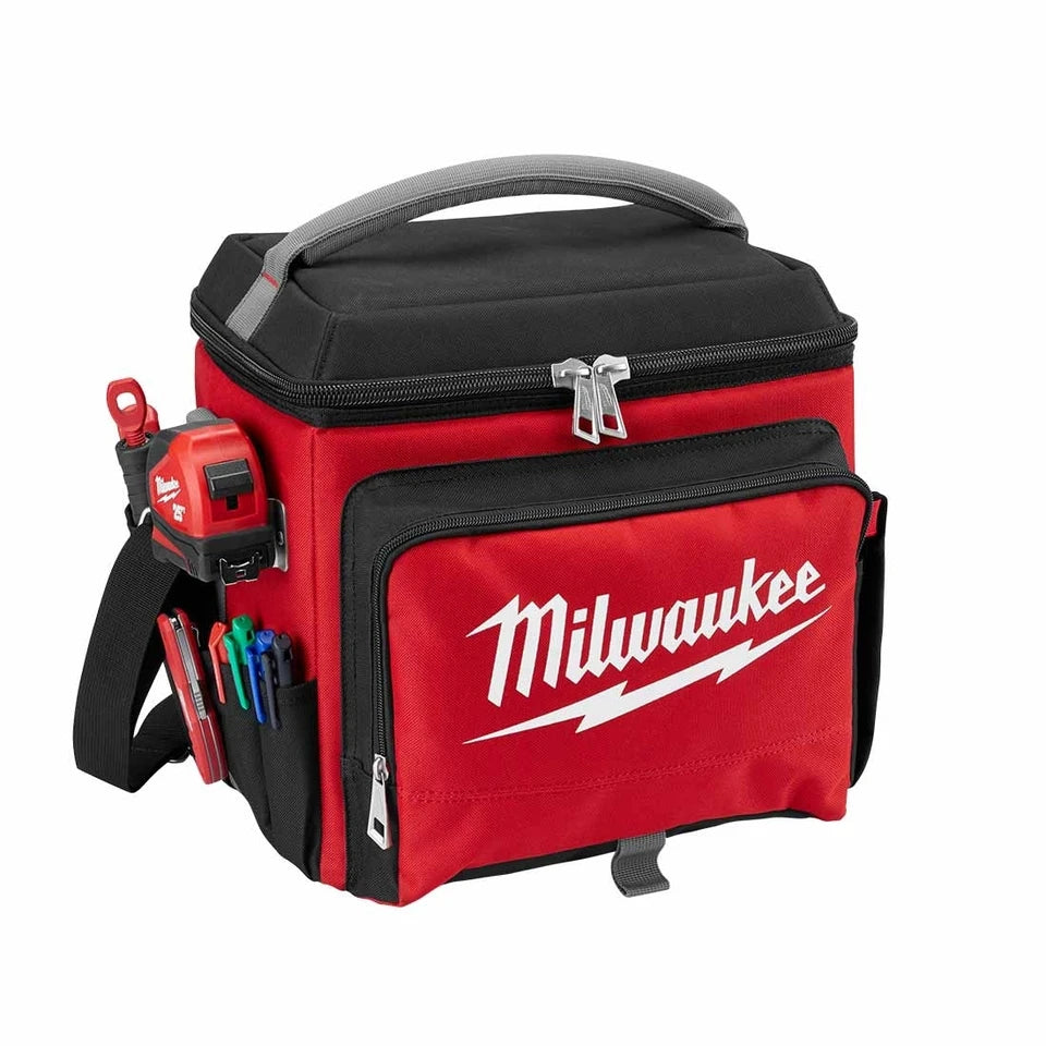 Milwaukee Jobsite Cooler Bag Leak-Proof Portable Insulated Work Site Lunch Ice Food Drinks Storage Chiller Bag