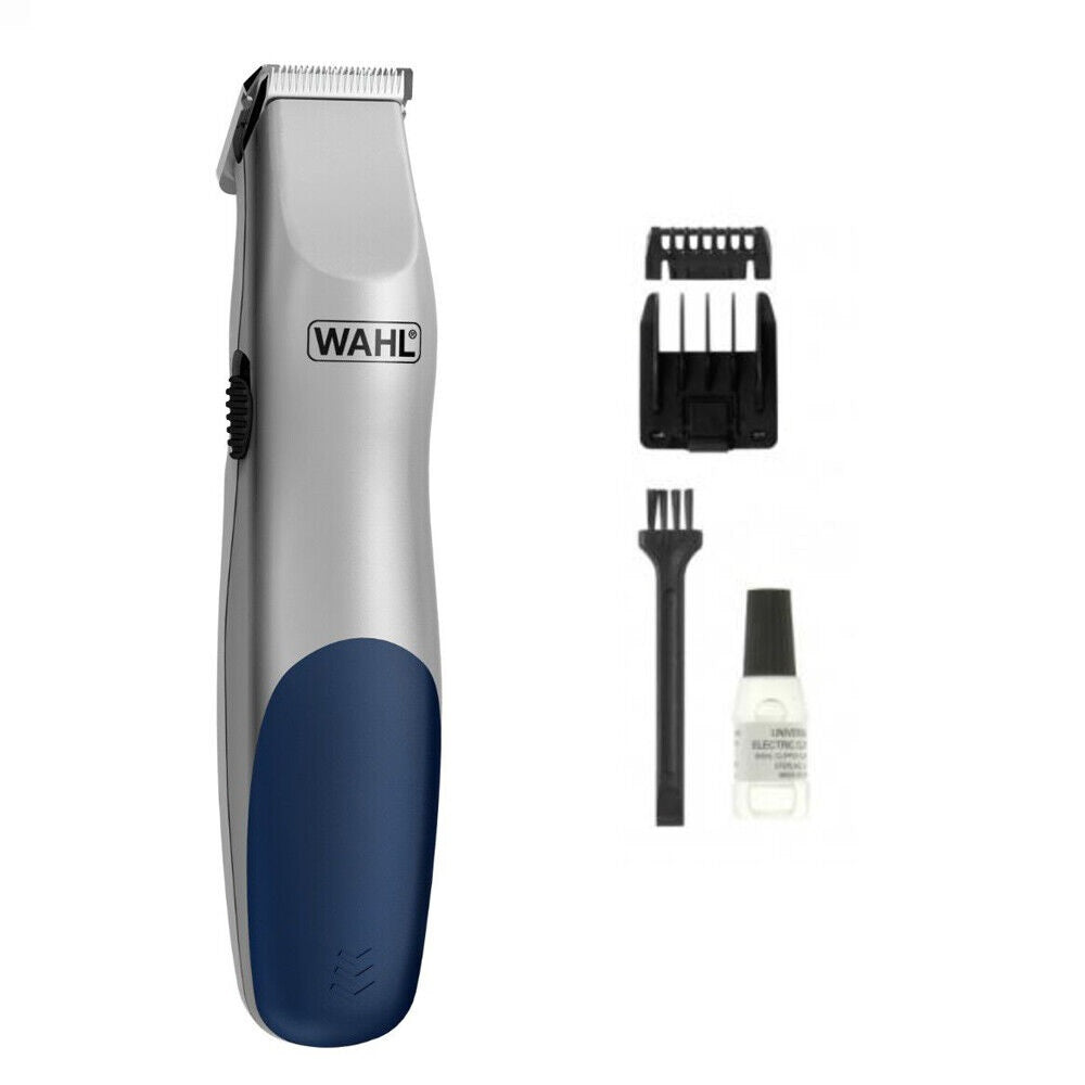 WAHL Beard Trimmer Compact Stubble Groomer Clipper (Battery Powered)