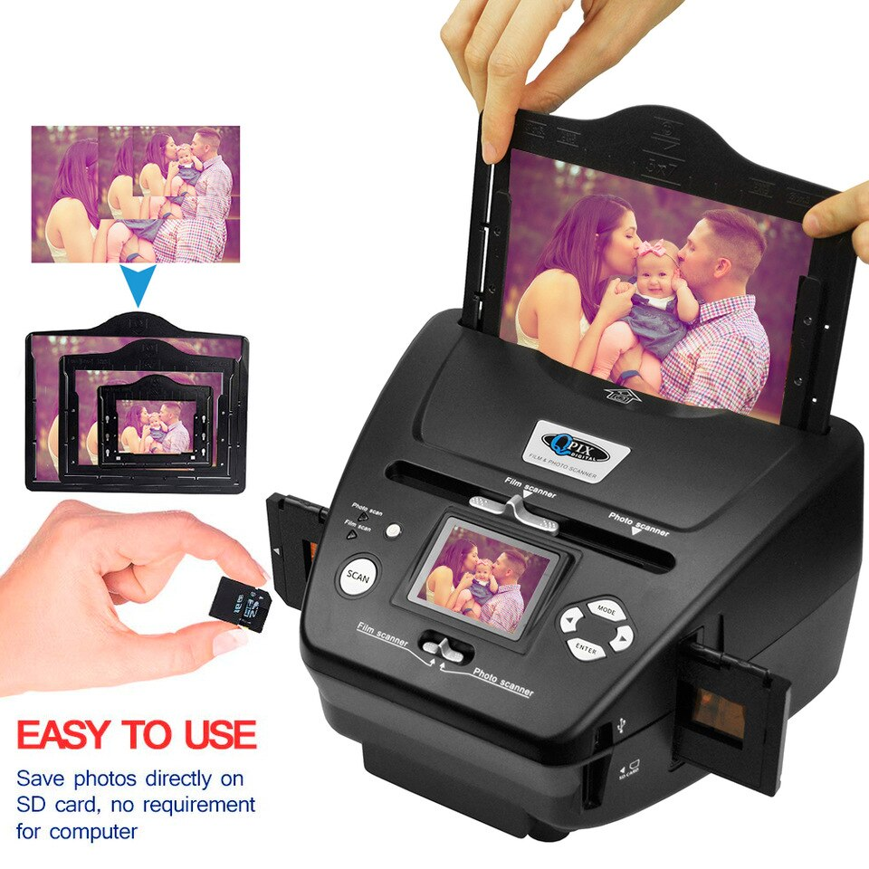 QPIX Photo Standalone Film and Print Scanner