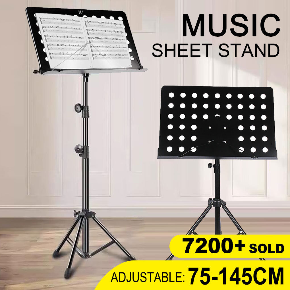 Sheet Music Stand Lecturn Traditional Instrument Adjustable Folding Professional Large Musicians