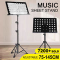 Sheet Music Stand Lecturn Traditional Instrument Adjustable Folding Professional Large Musicians