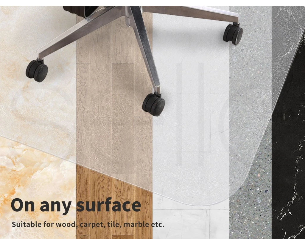 Floor Chair Mat Protection – PVC Chair Mat for Carpet Home Office Rolling Chair 120cm x 90cm