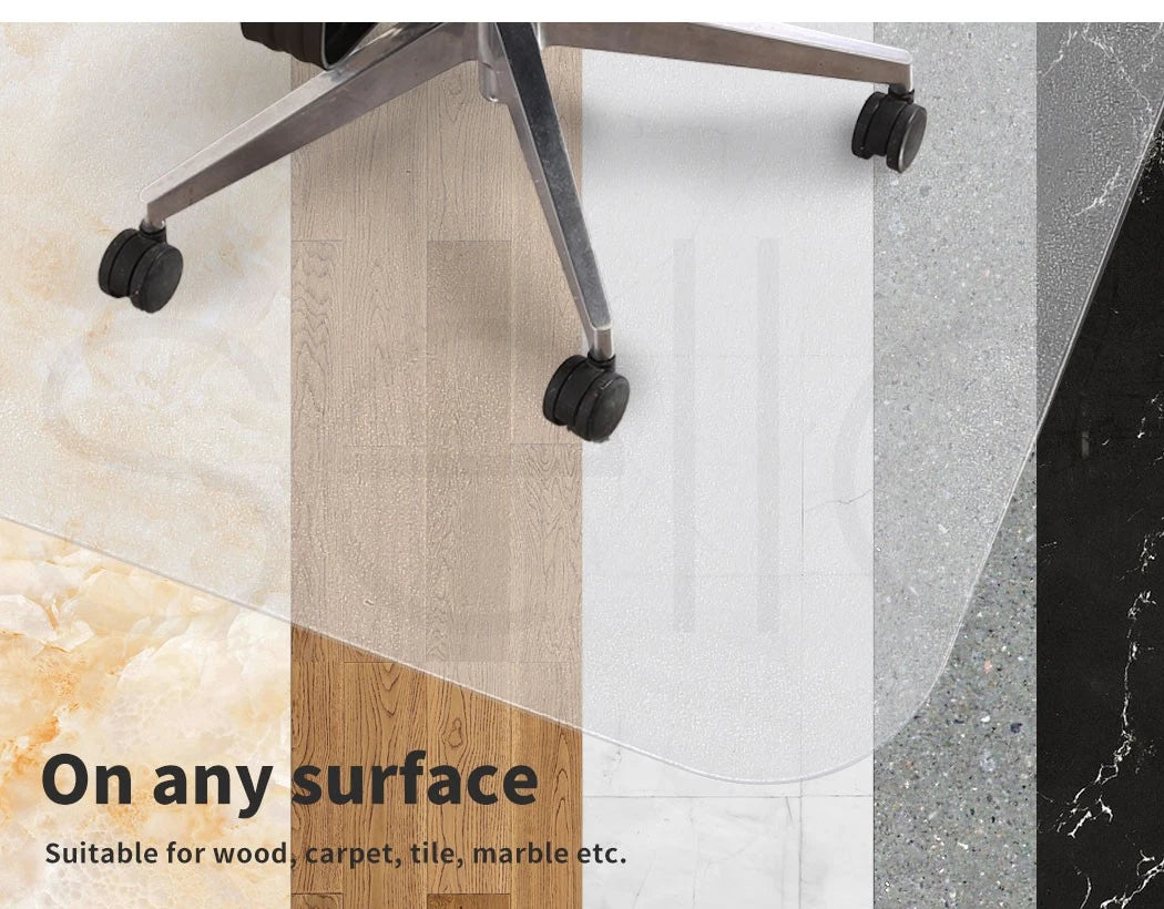 Floor Chair Mat Protection – PVC Chair Mat for Carpet Home Office Rolling Chair 120cm x 90cm