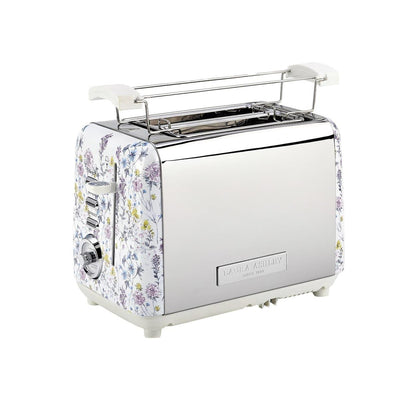 Laura Ashley Toaster | Electric 2-slice Toasting Bread Stainless steel | Vintage Retro