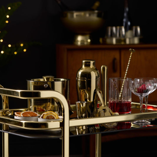Salisbury & Co Manhattan Cocktail Set | Strainer | Jigger | Cocktail Shaker | Mobile Bar