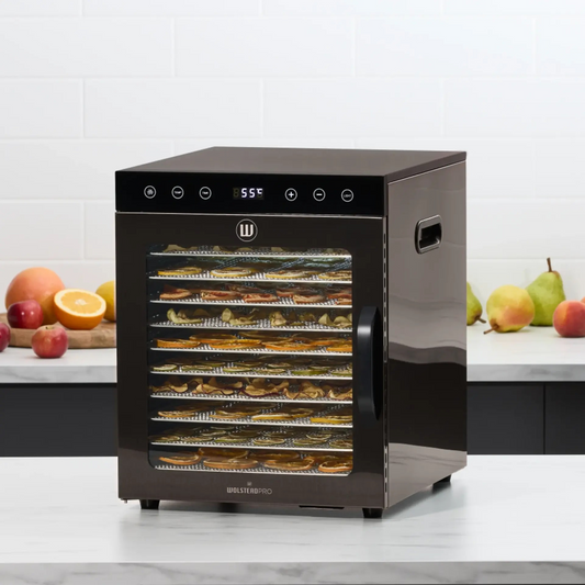 Wolstead Dehydrater | PureDry | 10 Tray Dehydrator | Stainless Steel | 800W