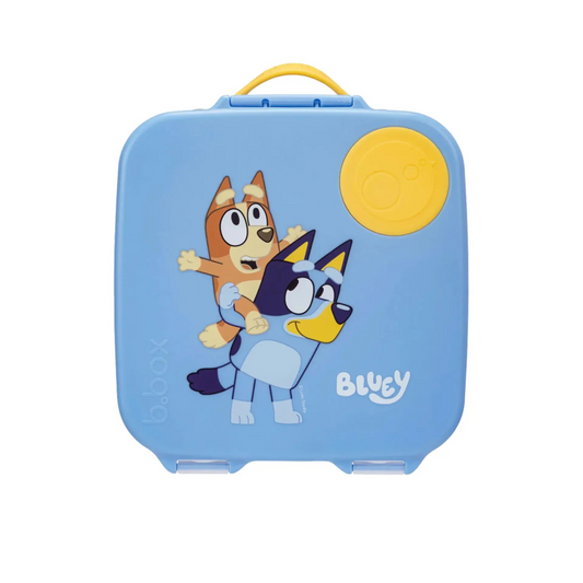Bluey Lunch Bento Style Food Box | Kids Toddler Food Lunchbox Container with Gel Cooler 2L