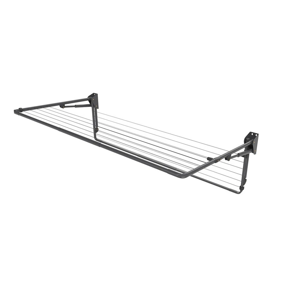 Hills Double Outdoor Folding Frame Steel Clothes Rack 26m Drying Space Monument