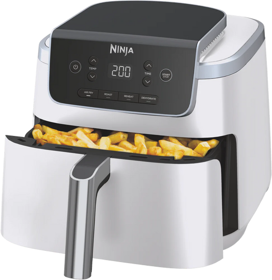 Ninja Air Fryer 4.7L Airfrying Machine | Electric Kitchen Appliance Cooker | 4 Cooking Functions: Air Fry, Roast, Reheat and Dehydrate